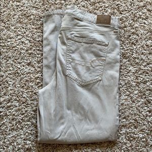 Ae khaki jeggings